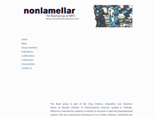 Tablet Screenshot of nonlamellar.com